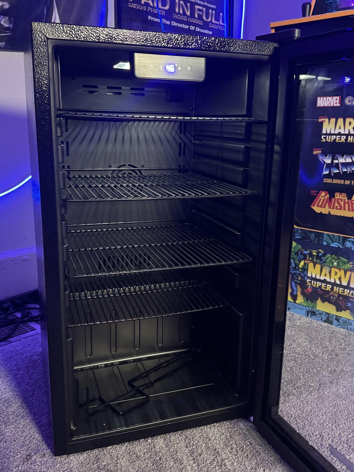 24 Inch Dual Zone Wine and Beverage Refrigerator Cooler Under Counter | Built-in Freestanding Fridge with Glass Door, 88 Cans & 20 Bottles, Digital Temp Control Home Use customer photo 2