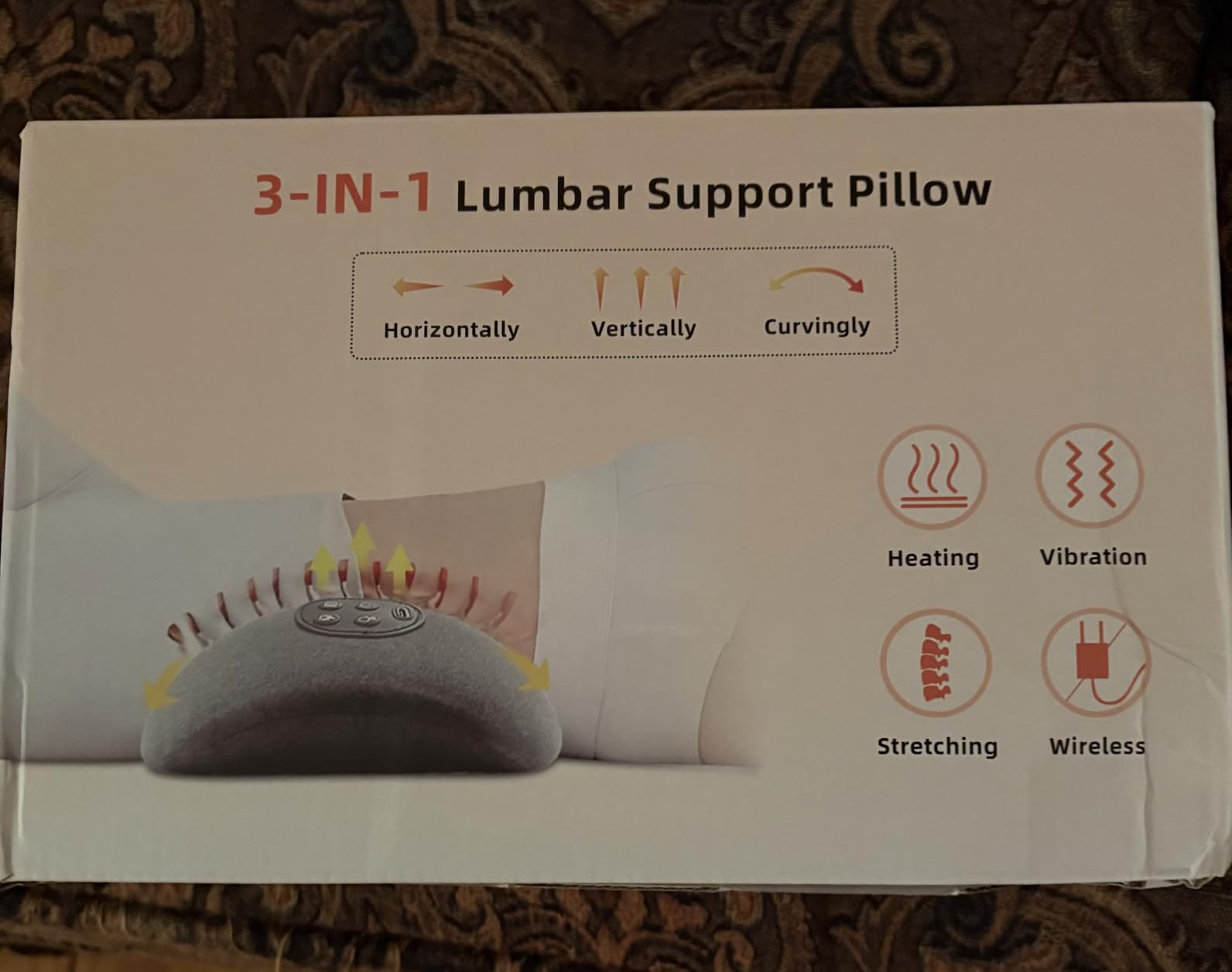 Cordless 4-in-1 Triple Fusion Back Massager with Remote Control customer photo 2