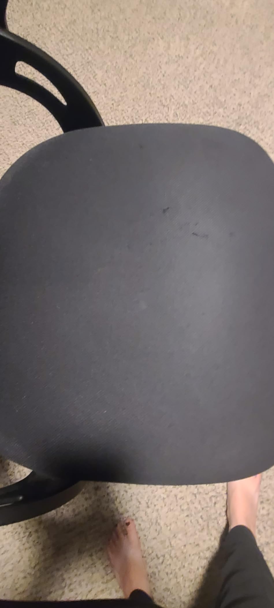 Sweetcrispy Computer Desk Chair, Mesh Office Chair with Lumbar Support | Ergonomic High-Back, Rolling Work, Adjustable Headrests, Flip-up Arms, Home Bedroom Study, Grey customer photo 2
