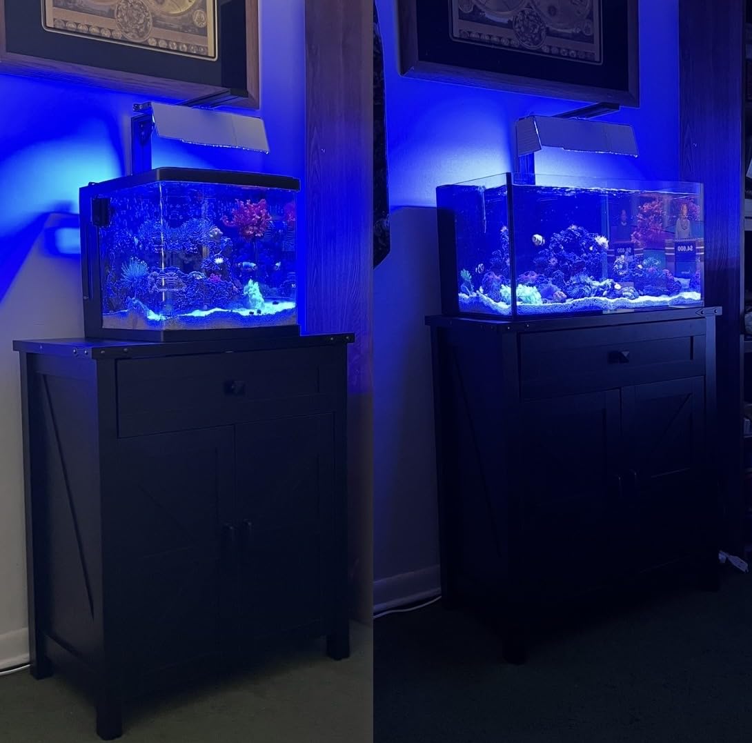 Saudism 75-120 Gallon Reptile Tank Stand with Display Shelf customer photo 1