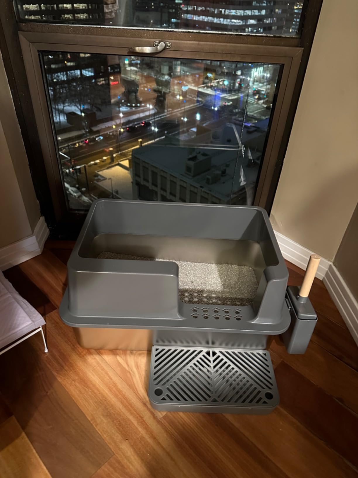 Happypaw XXXL Open-Top Automatic Self Cleaning Litter Box for Multiple Cats customer photo 1