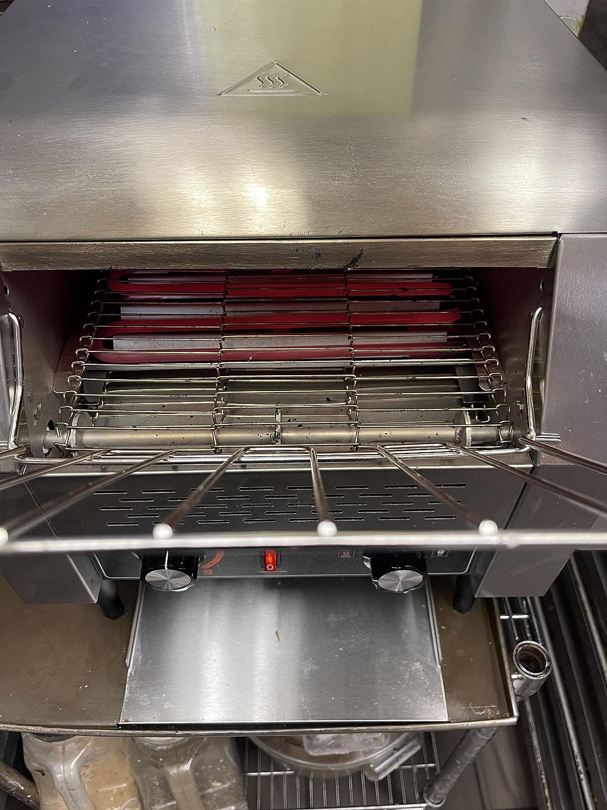 PYY Commercial Conveyor Toaster 450pcs/h - Commercial Toaster for Toast, Bun, Bagel, Bread, Heavy Duty Stainless Steel Toaster Oven for Restaurant, Bakery, Buffet Use customer photo 1