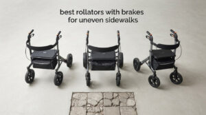best rollators with brakes for uneven sidewalks