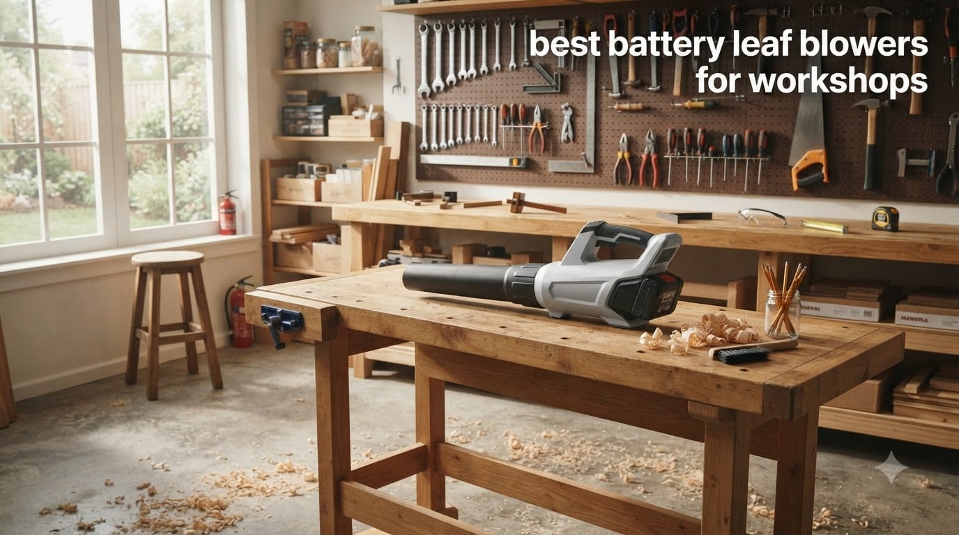 best battery leaf blowers for workshops