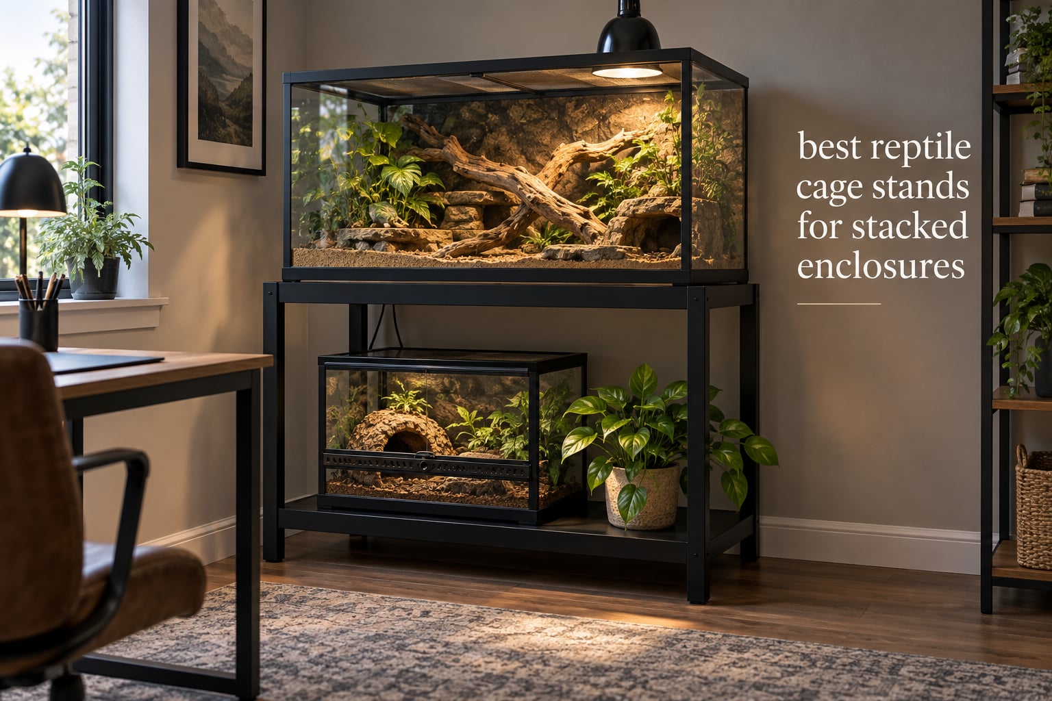 best reptile cage stands for stacked enclosures
