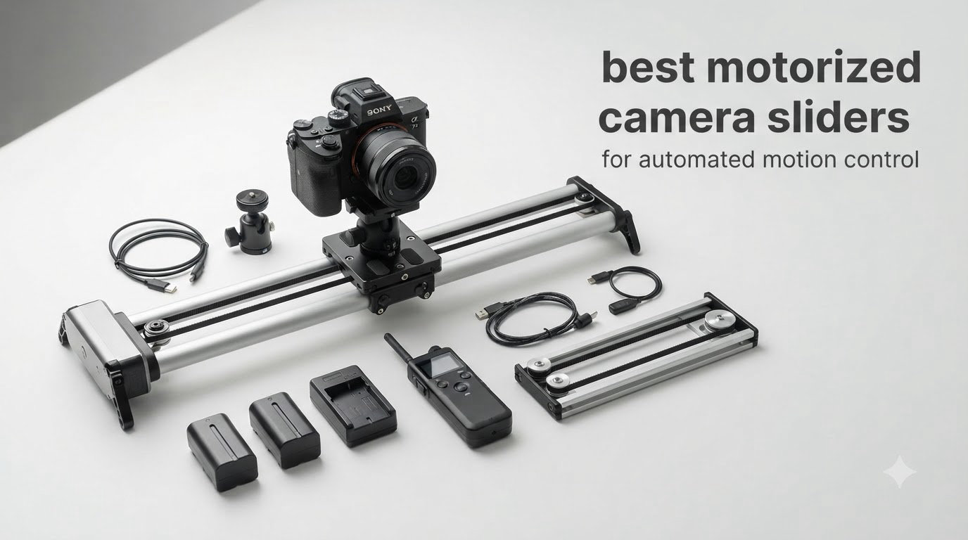 best motorized cameras sliders for automated motion control