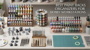 best paint racks organizers for hobby workstations