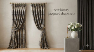 best luxury jacquard drape sets