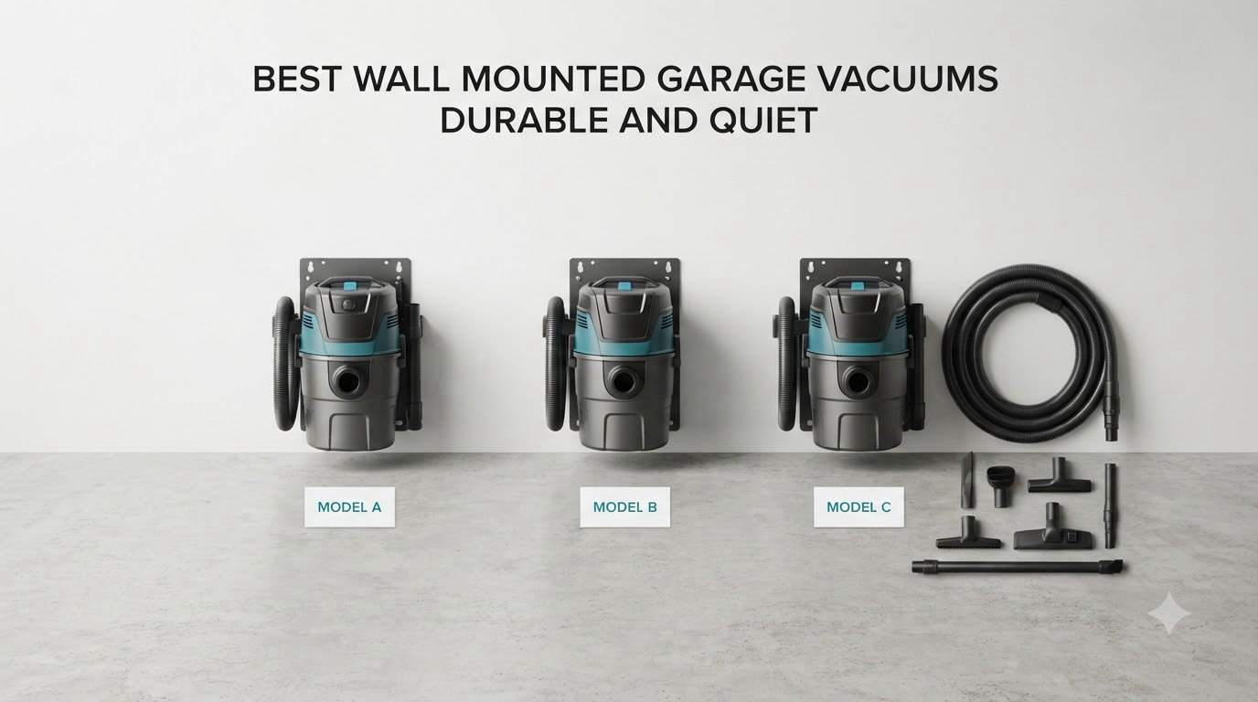 best wall mounted garage vacuums durable and quiet