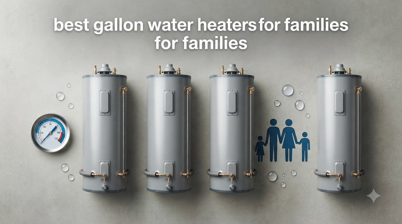 best 50 gallon water heaters for families
