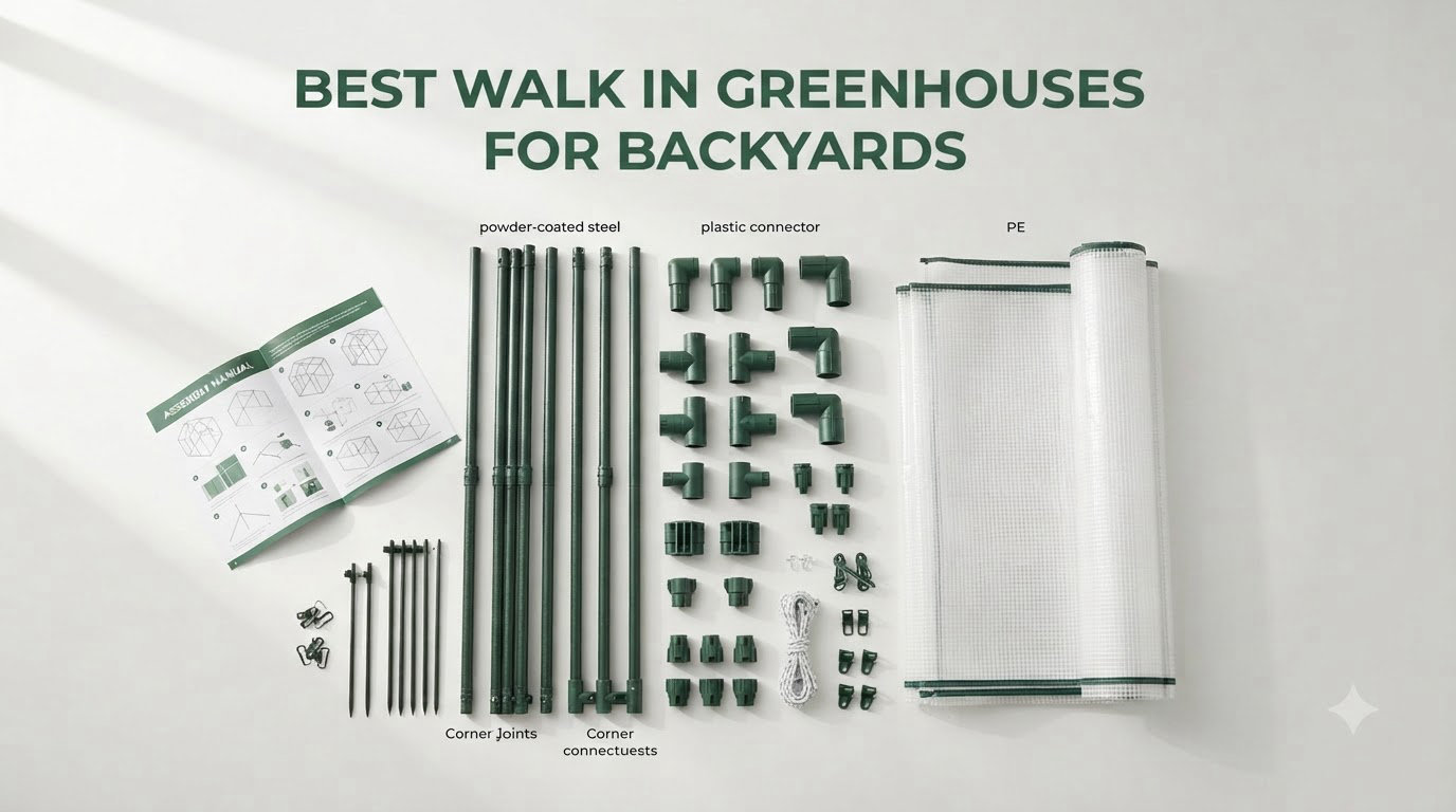 best walk in greenhouses for backyards