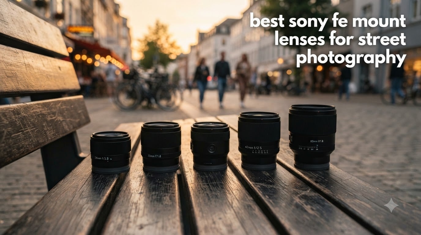 best sony fe mount lenses for street photography