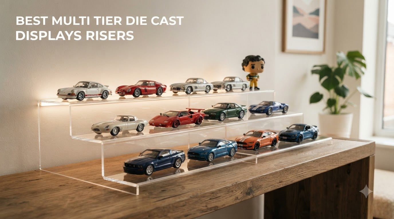 best multi tier die cast displays risers