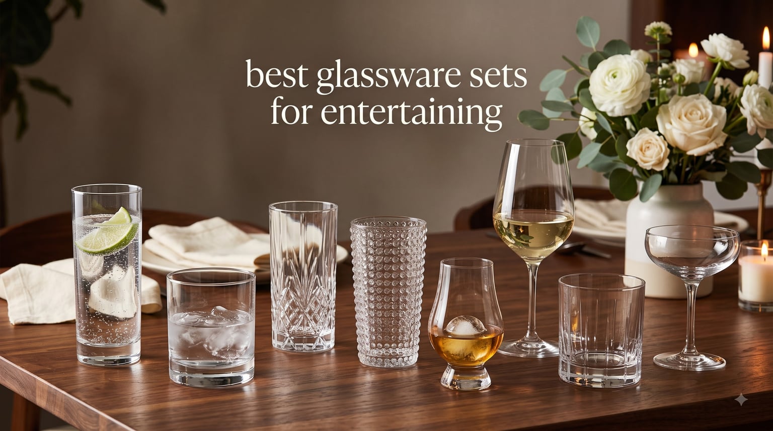 best glassware sets for entertaining