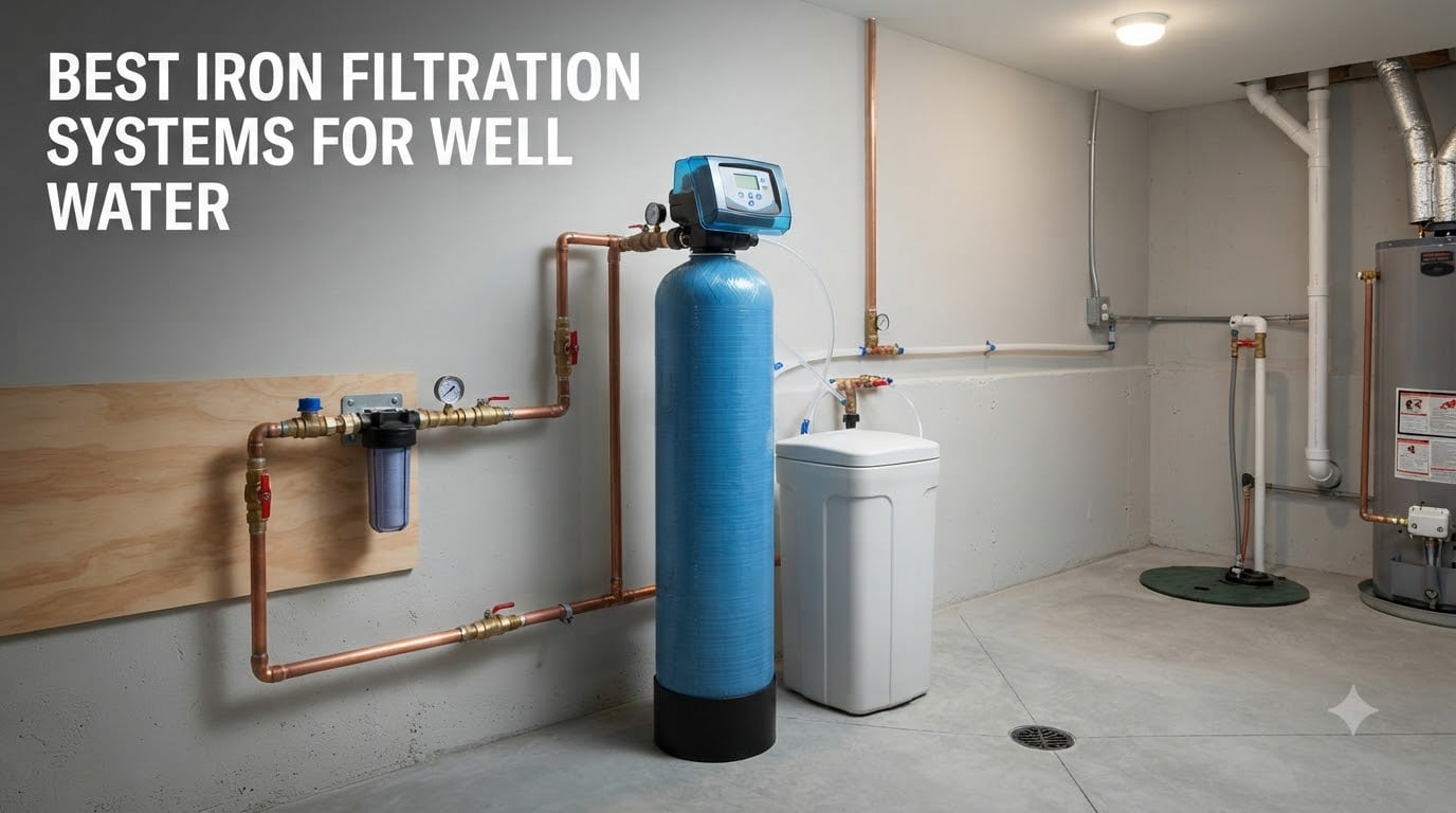 best iron filtration systems for well water