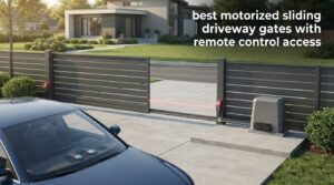 best motorized sliding driveway gates with remote control access