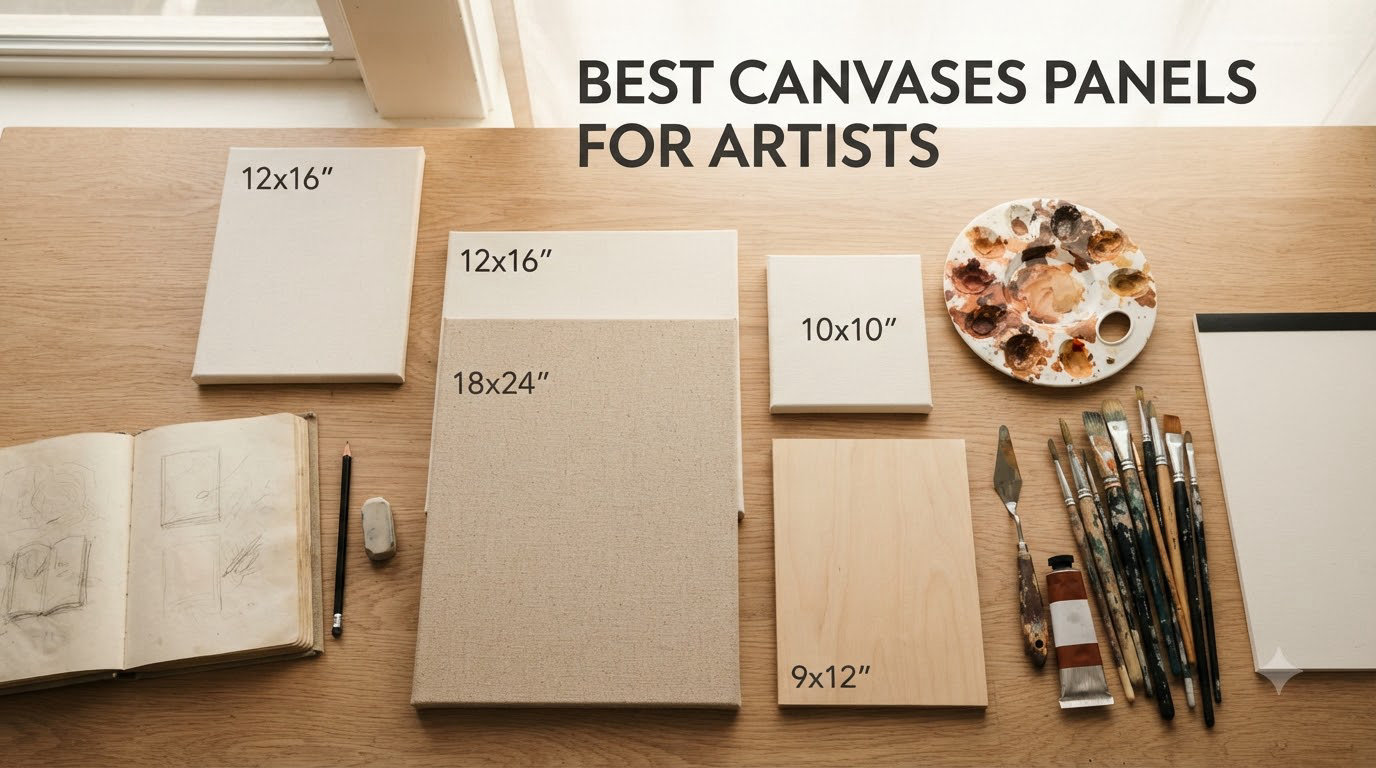 best canvases panels for artists
