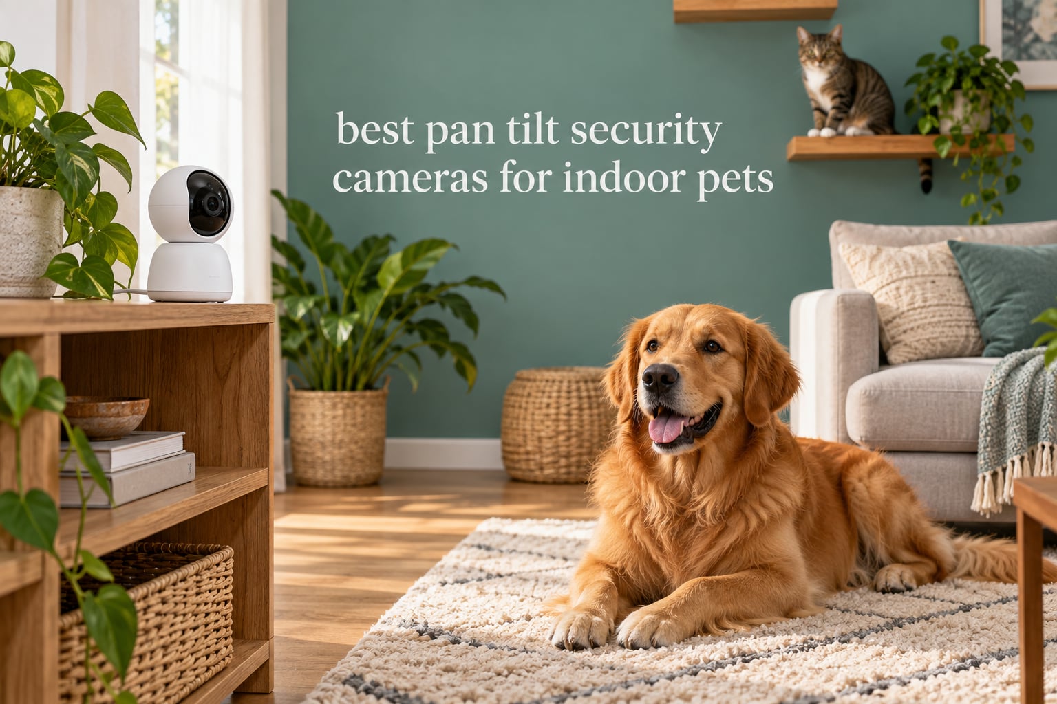 best pan tilt security cameras for indoor pets