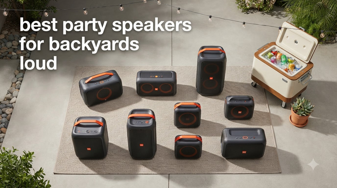 best party speakers for backyards loud