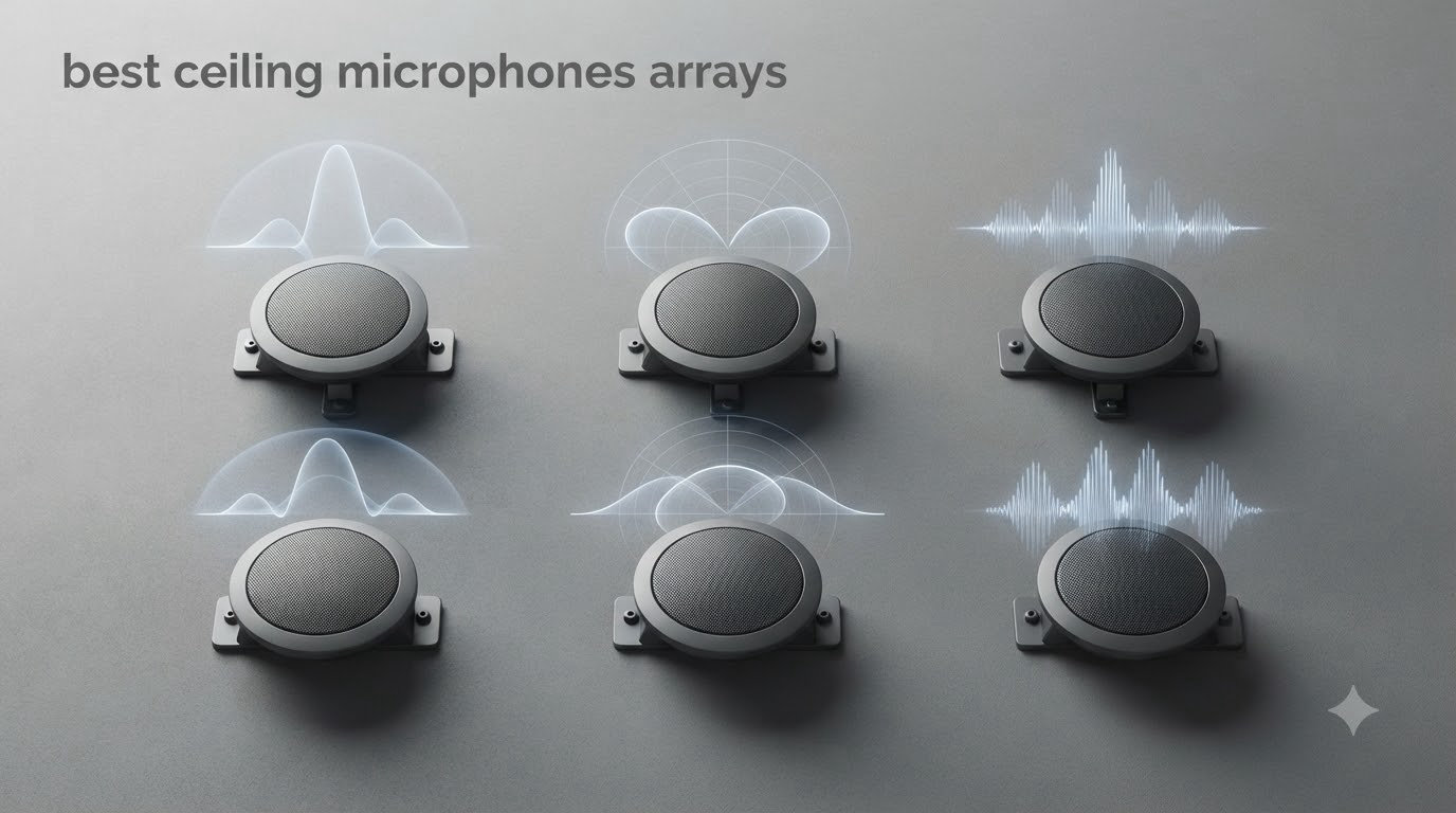 best ceiling microphones arrays