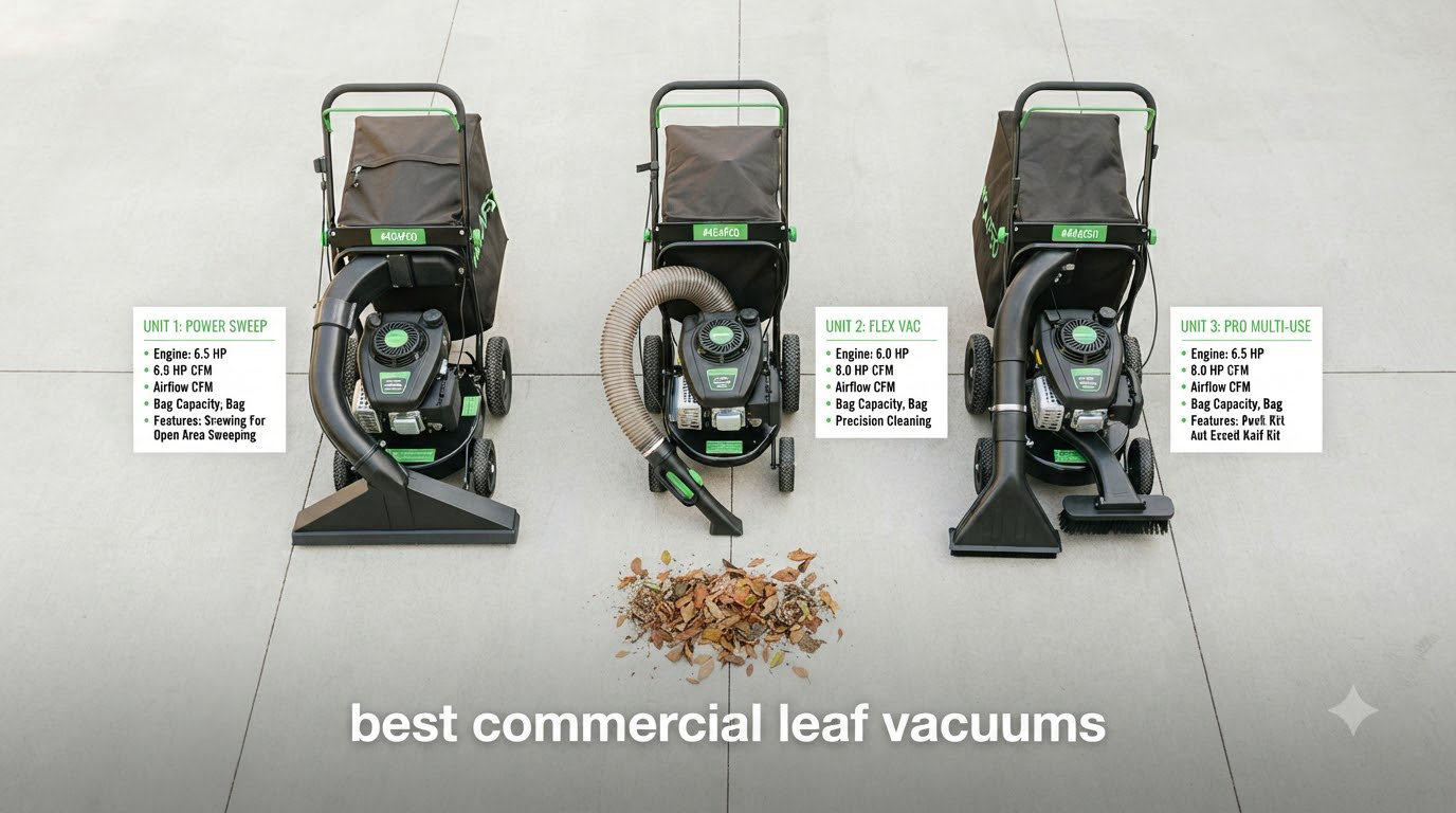 best commercial leaf vacuums