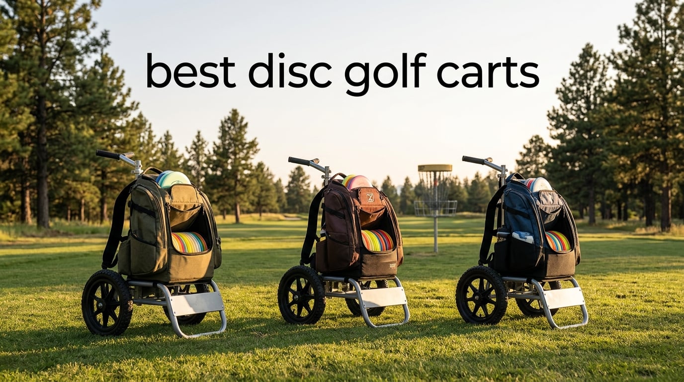 best disc golf carts