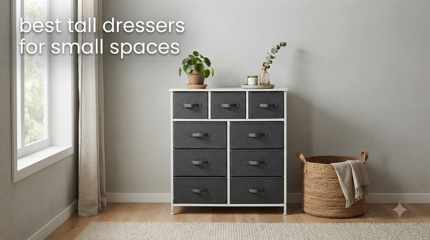 best tall dressers for small spaces