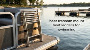 best transom mount boat ladders for swimming
