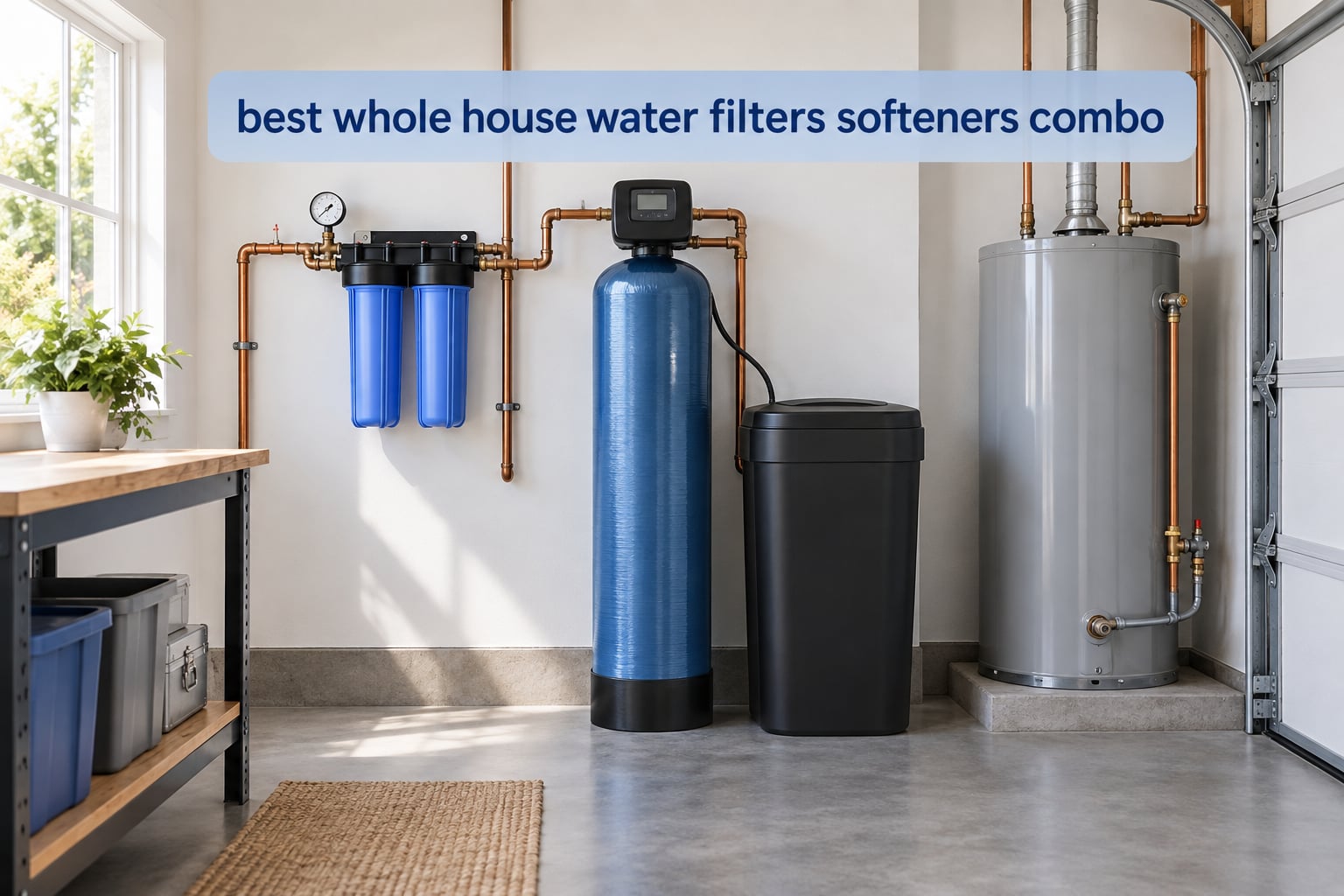 best whole house water filters softeners combo