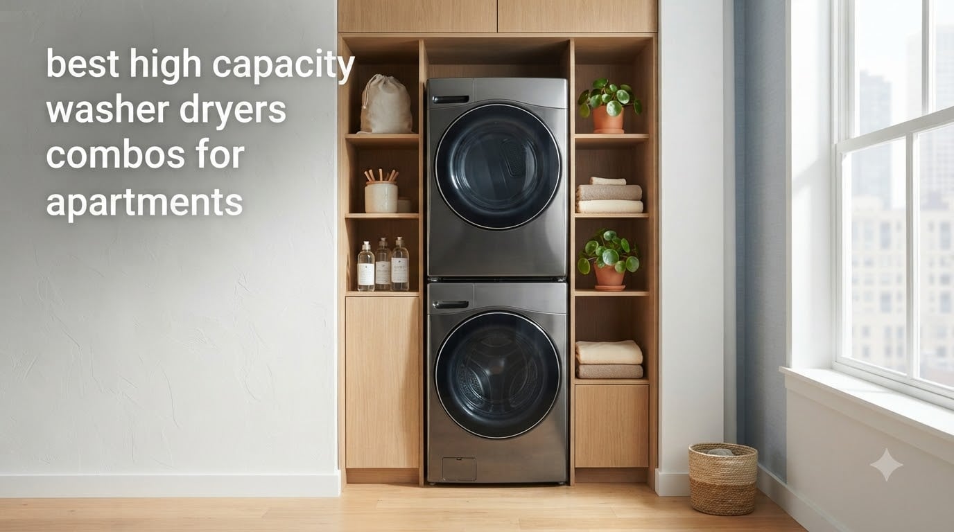 best high capacity washer dryers combos for apartments