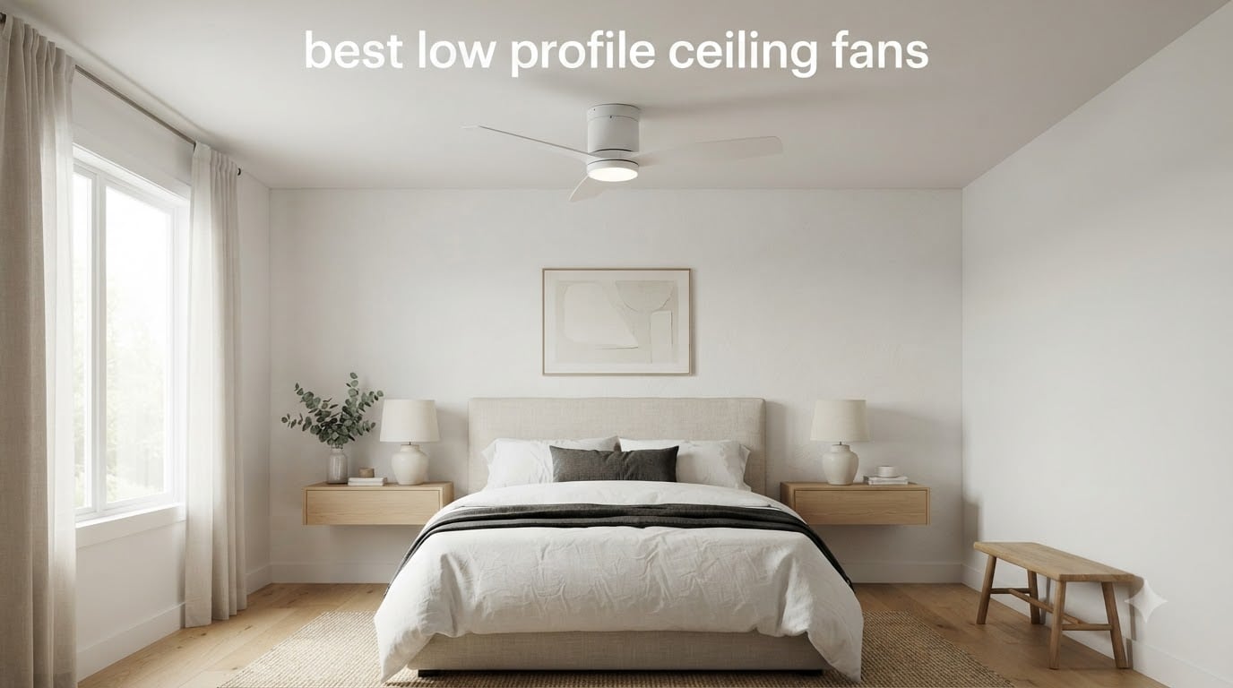 best low profile ceiling fans