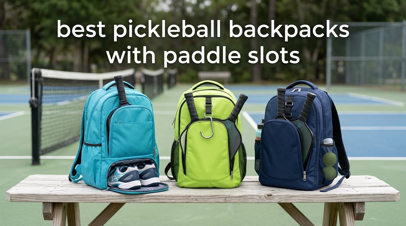 best pickleball backpacks with paddle slots