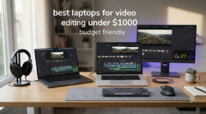 best laptops for video editing under $1000 budget friendly