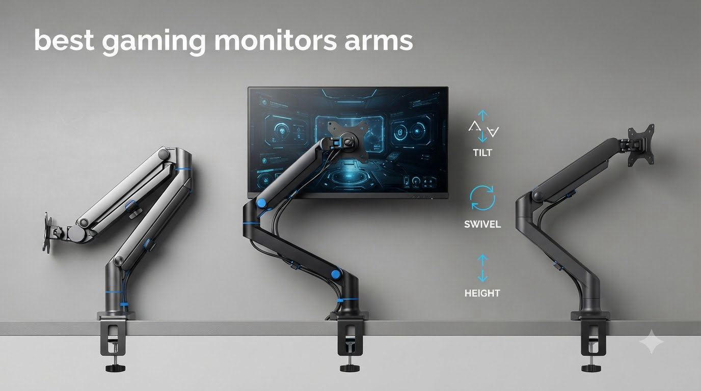 best gaming monitors arms