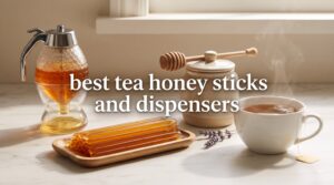 best tea honey sticks and dispensers