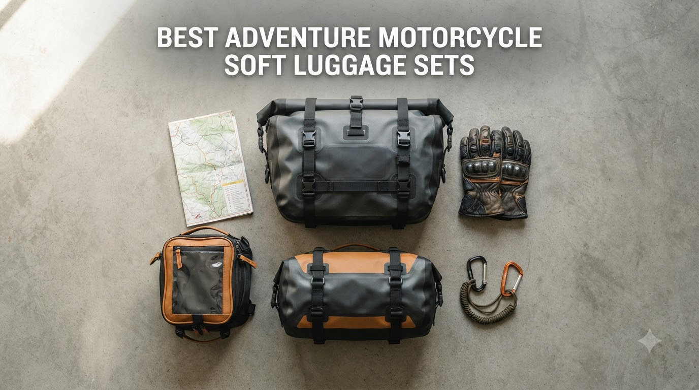best adventure motorcycle soft luggage sets