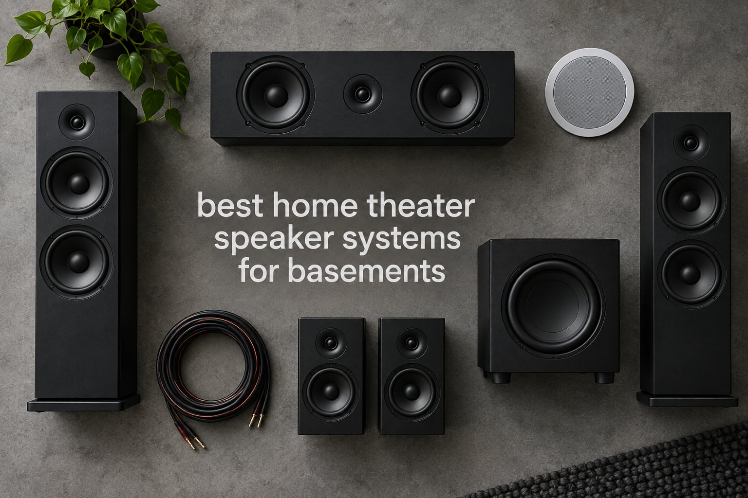 best home theater speaker systems for basements