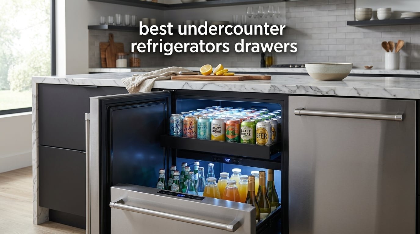 best undercounter refrigerators drawers