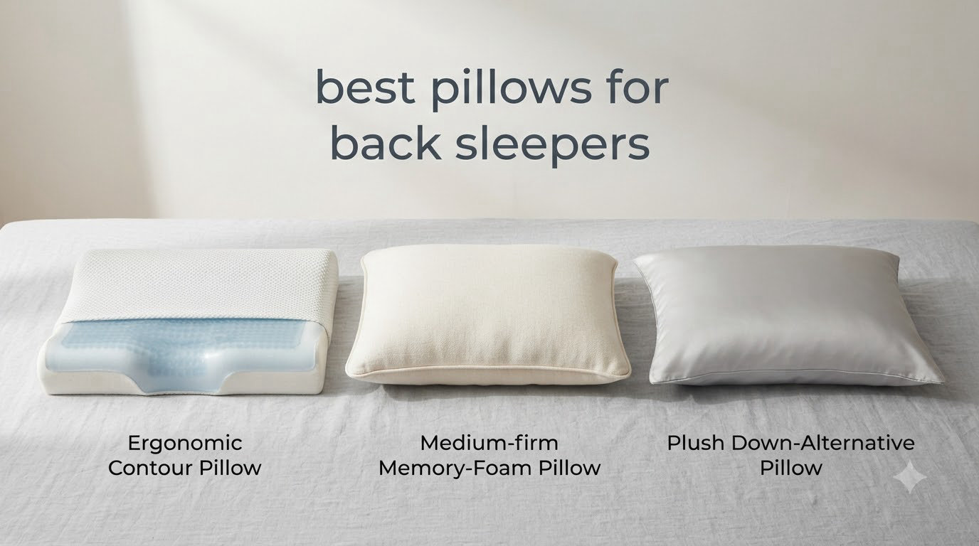 best pillows for back sleepers