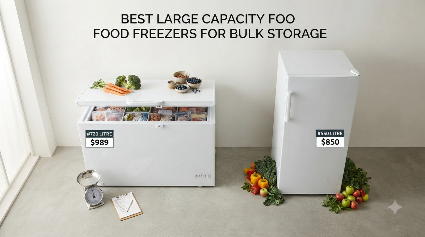 best large capacity food freezers for bulk storage