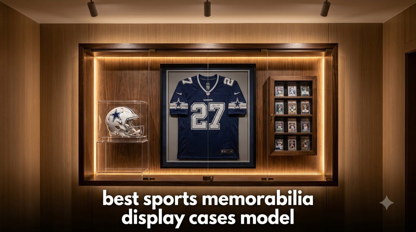 best sports memorabilia display cases model