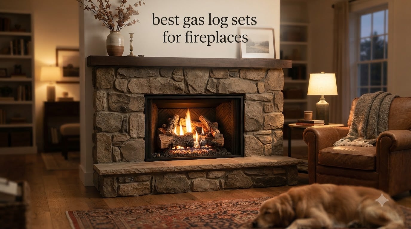 best gas log sets for fireplaces