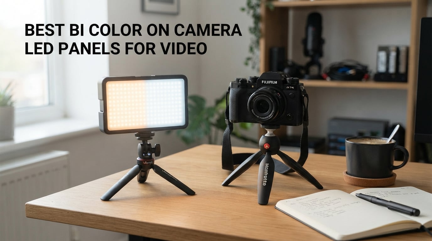 best bi color on cameras led panels for video