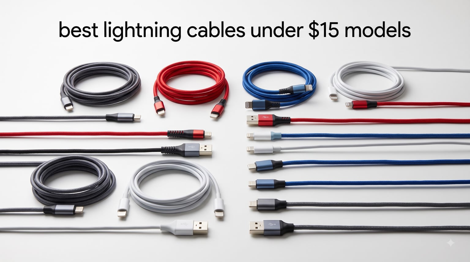 best lightning cables under $15 models