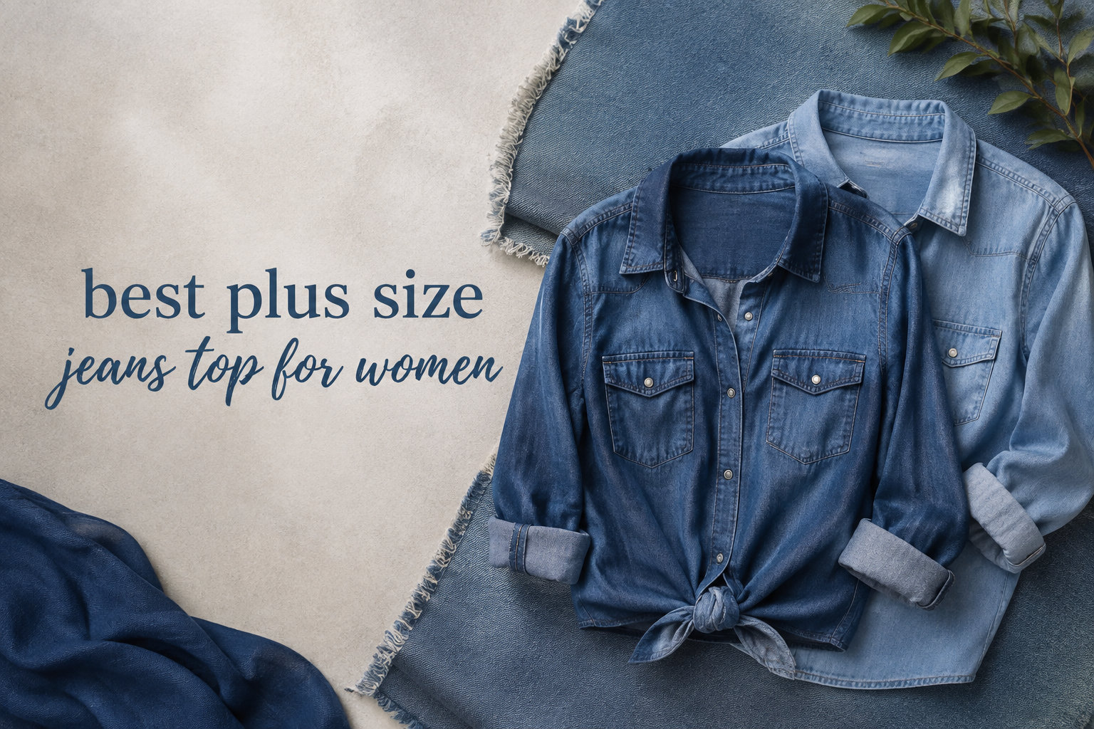 best plus size jeans top for women