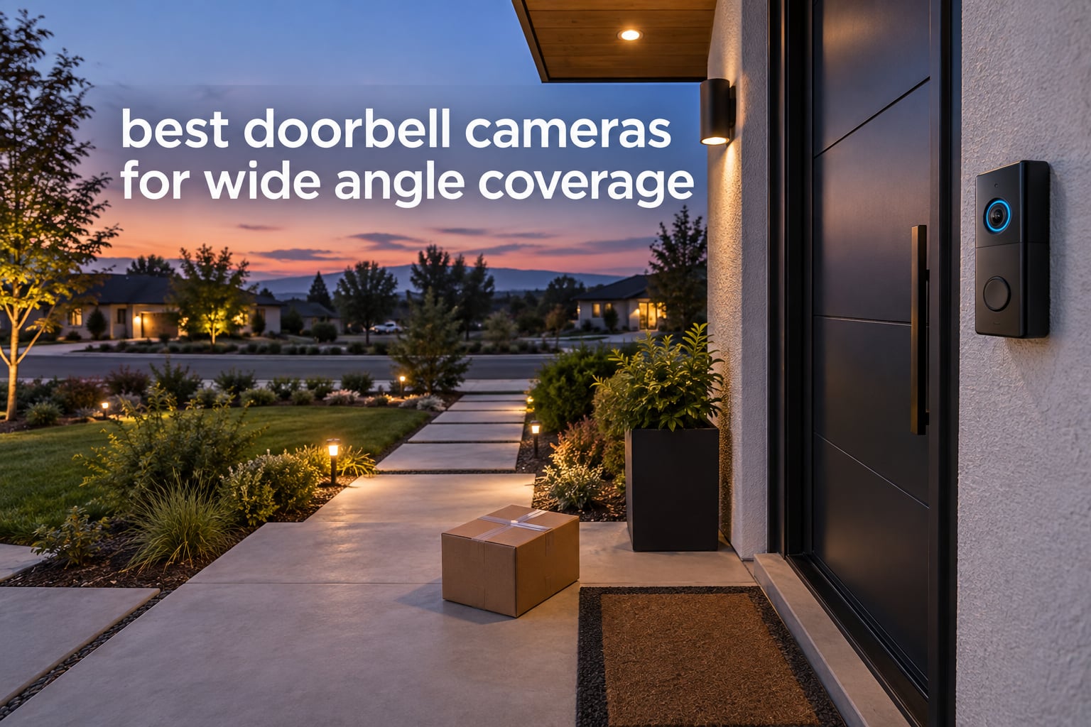 best doorbell cameras for wide angle coverage