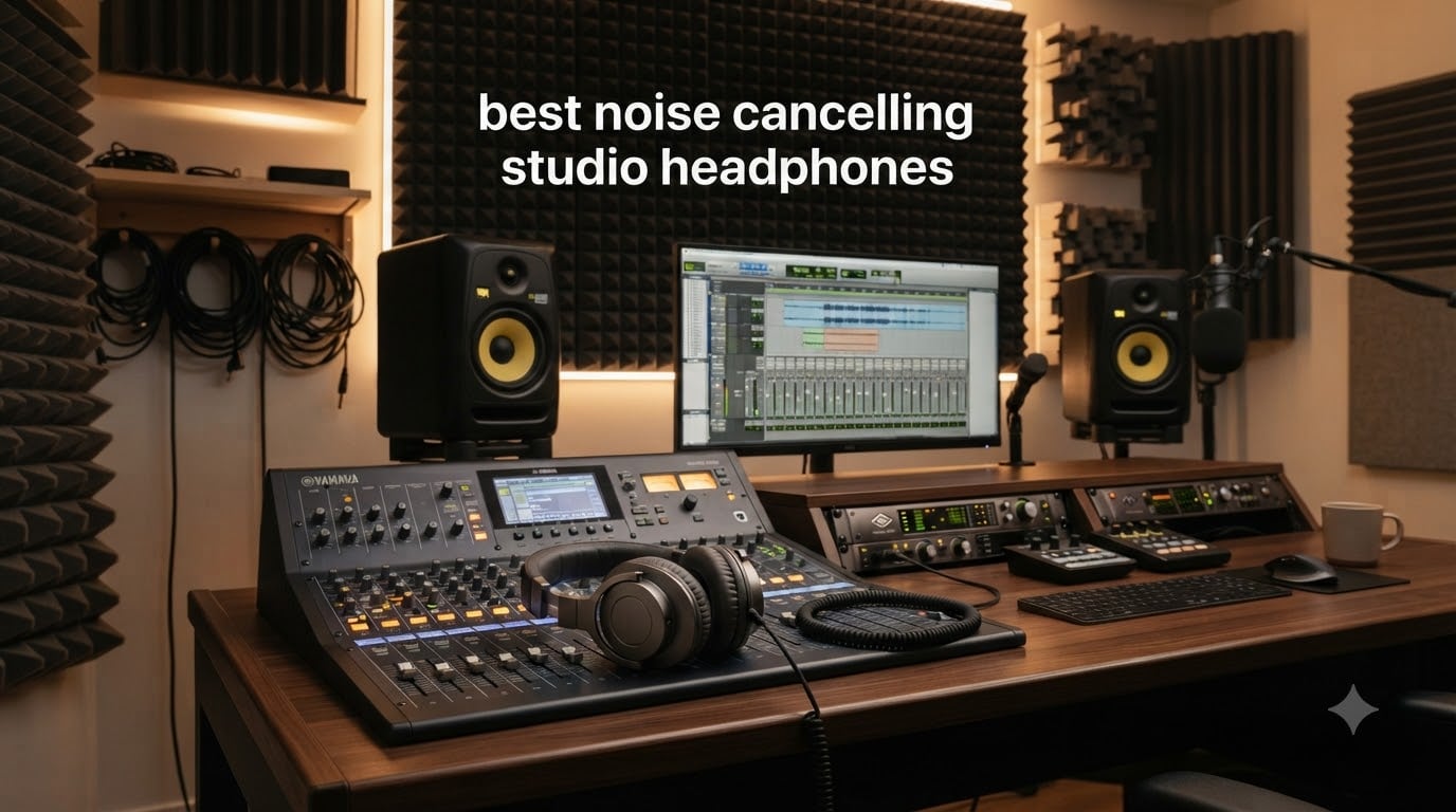 best noise cancelling studio headphones