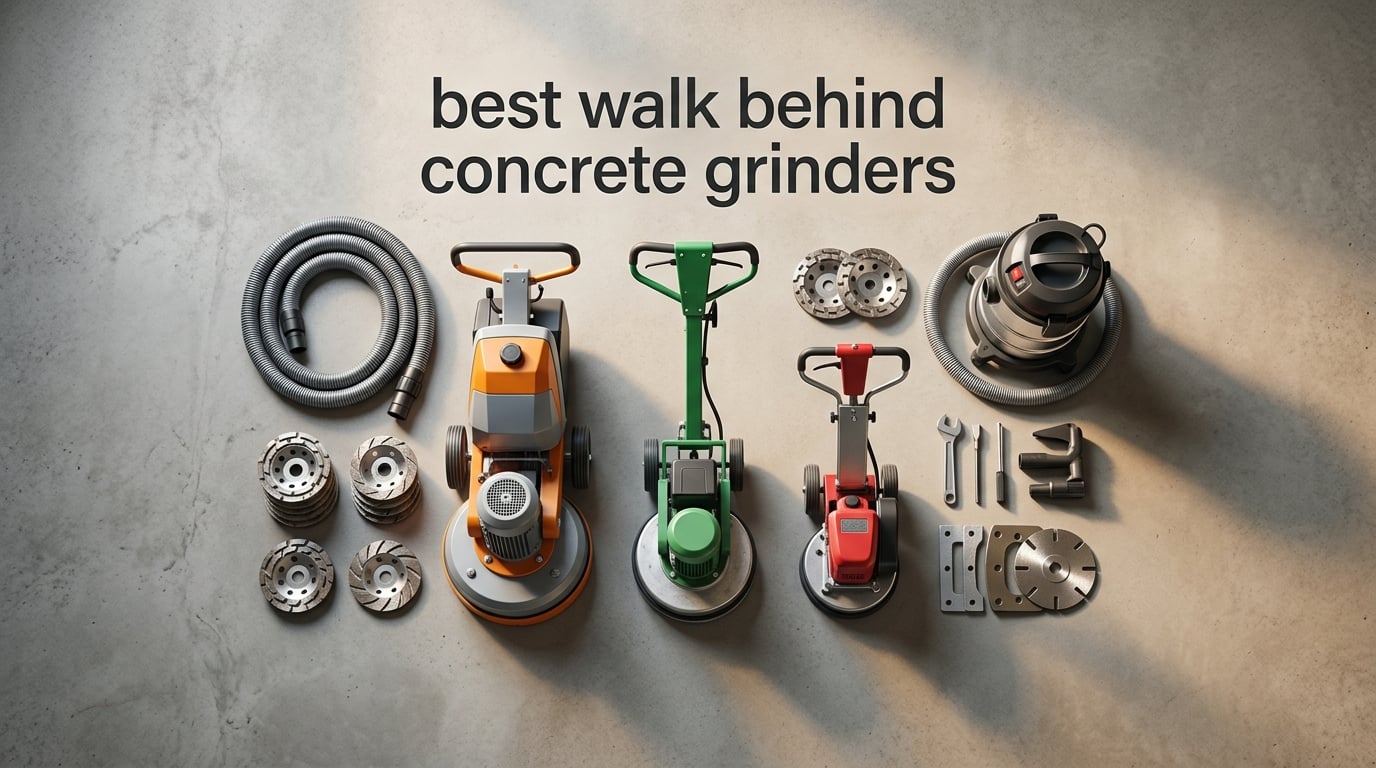 best walk behind concrete grinders