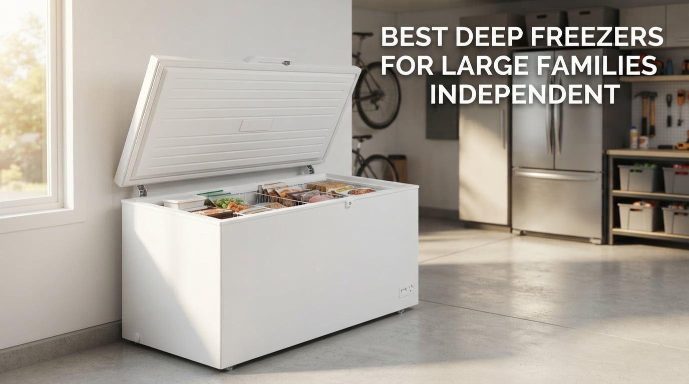 best deep freezers for large families independent