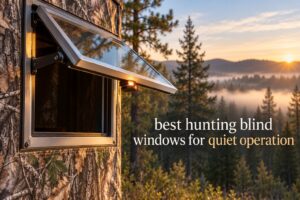 best hunting blind windows for quiet operation